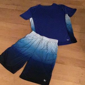 Boys 10/12 Mambo athletic shirt and shorts